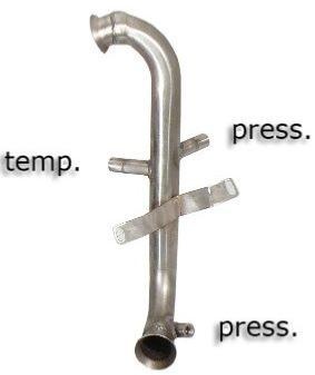 Downpipe + d�cata inox Ragazzon - Peugeot 206 1,6l HDI