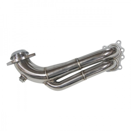 Downpipe d\'échappement en inox bi-tube Renault R5 GT turbo