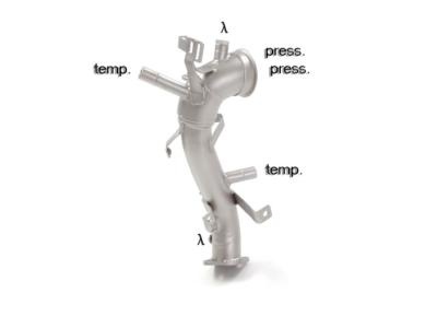 Downpipe D�cata d\'�chappement inox - Jeep Renegade 1,3L T4 (2018+)