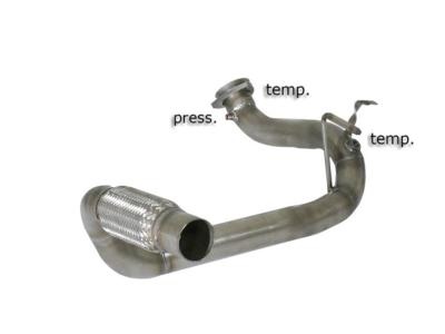 Downpipe Décata d'échappement inox - Jeep Wrangler JK 2,8l CRD (2010-2015)