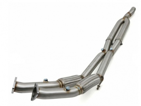 Downpipe et D&eacute;cata inox Volkswagen Golf 5 R32 / Audi A3, TT 3,2l V6