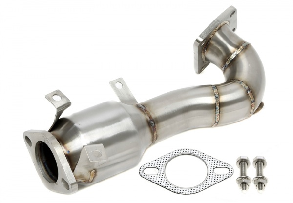 Downpipe inox avec cata sport 200cell Fiat 500 abarth (turbo IHI)