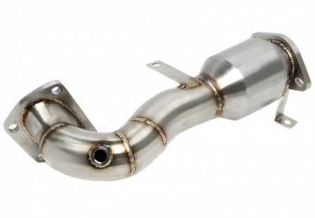 Downpipe inox avec cata sport 200cell Fiat 500 abarth (turbo IHI)