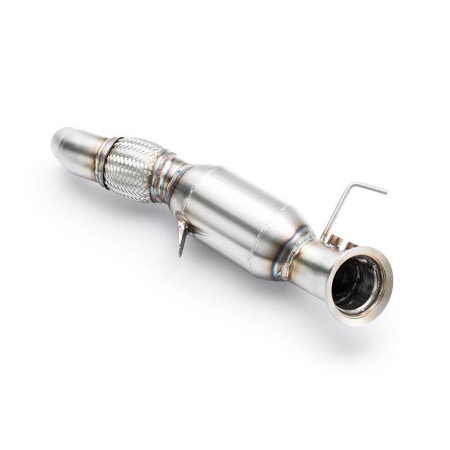 Downpipe inox avec cata sport BMW 525d 530d E60 E61 197cv, 231cv, 235cv