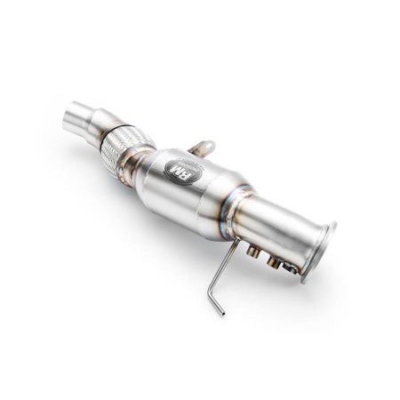 Downpipe inox avec cata sport BMW 525d 530d E60 E61 197cv, 231cv, 235cv