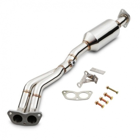 Downpipe inox avec cata sport Mazda MX-5 MK2.5 1,8l NBFL