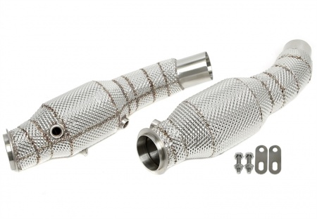 Downpipe inox cata sport Alfa Romeo Giulia Quadrifoglio / Stelvio 2,9l bi-turbo 