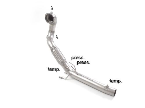 Downpipe inox d�cata - VW Golf 8 GTI