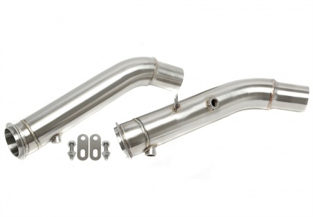 Downpipe inox décata Alfa Romeo Giulia Quadrifoglio / Stelvio 2,9l bi-turbo 