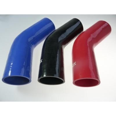 Durite d\'air en silicone coude 45� diam�tre 85mm