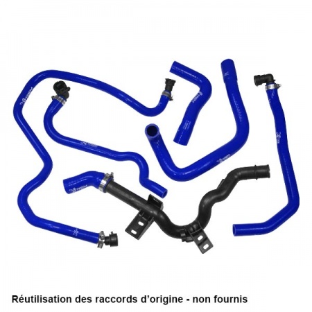 Durites silicone renforc&eacute;e pour Citroen C2 VTS 1,6l 16v