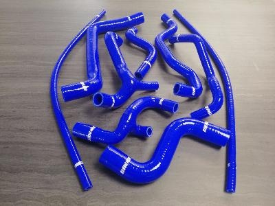 Durites silicone renforc�e pour Volkswagen Golf 3 GTI 8s bleu