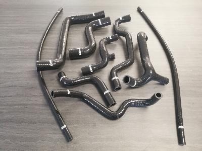 Durites silicone renforc�e pour Volkswagen Golf 3 GTI 8s noir