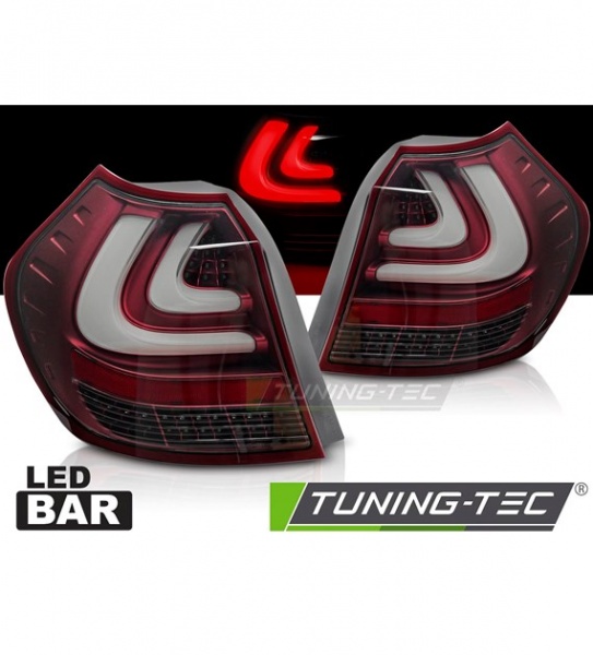 Feux arri�re design avec barre LED rouge / noir BMW S�rie 1 E87