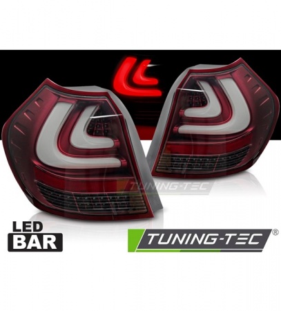 Feux arri&egrave;re design avec barre LED rouge / noir BMW S&eacute;rie 1 E87