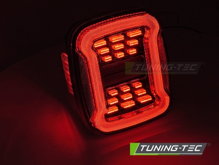 Feux arri&egrave;re design LED Jeep Wrangler YJ + TJ