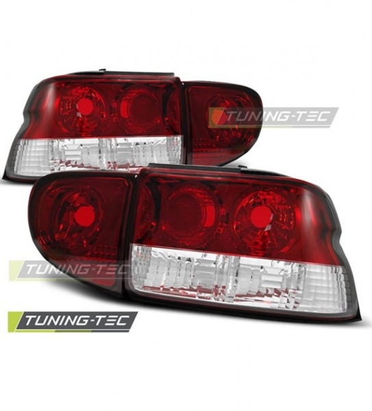 Feux arri�re design rouge / blanc Ford Escort mk6 (1995-2000)