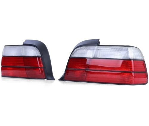 Feux arri�re rouge / blanc BMW S�rie 3 E36 coup� / cabriolet