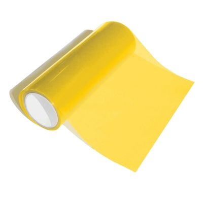 Film translucide teint� jaune pour phares / feux stop