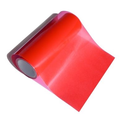 Film translucide teint� rouge pour phares / feux stop