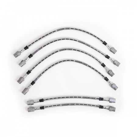 Flexibles de frein aviation Goodridge BMW 2002, 2002ti, 2002tii