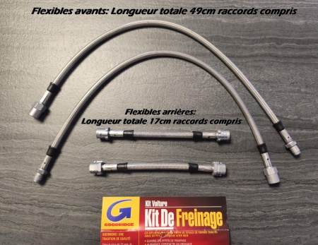 Flexibles de frein aviation Goodridge Seat Ibiza 6k2
