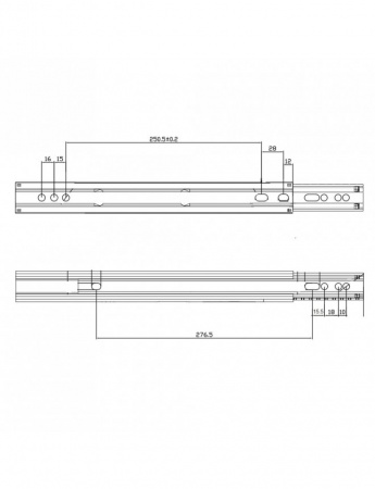 Glissi&egrave;re pour si&egrave;ge baquet