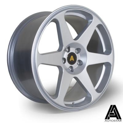 Jante alu Autostar Chaser 18x8,5\  5x100 ET35, Gris argent