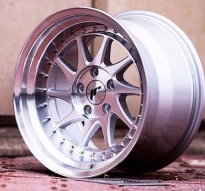 Jante alu Japan Racing JR-26 15x8\  4x100 / 4x108 ET25, Gris Argent� / Poli