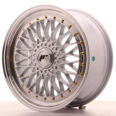 Jante alu Japan Racing JR-9 19x8,5\  5x120 ET35 Gris argent / bords polis