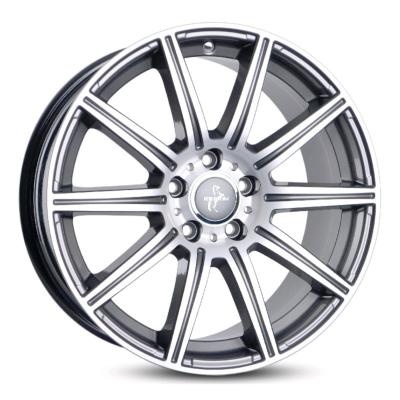 Jante alu Keskin KT16 19x8,5\  5x112 ET45, Gris anthracite / Poli