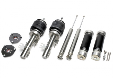Kit complet Air Ride Audi A1 / VW Polo 9N + 6R / Seat Ibiza 6L + 6J (avec réglage dureté)