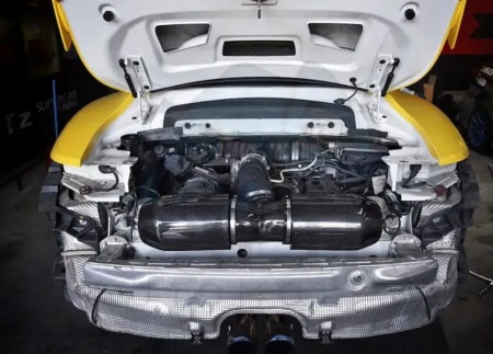 Kit d\'admission carbone ARMASPEED pour Porsche 991 GT3 RS 4,0l