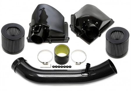 Kit d\'admission directe carbone pour BMW M3 F80 / M4 F82 moteur S55