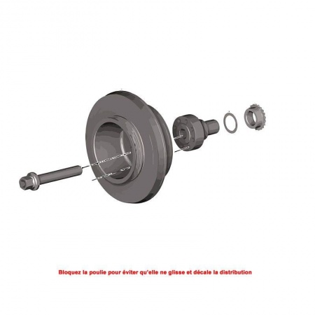 Kit de renfort de poulie de vilebrequin pour BMW M2 F87, M3 F80, M4 F82