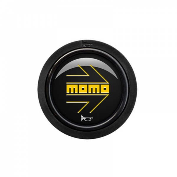 Klaxon de volant universel MOMO fl�che jaune