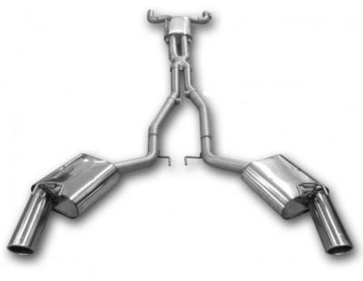 Ligne d\'�chappement Duplex inox Chevrolet Camaro SS 6,2L V8 (� partir de 2011)