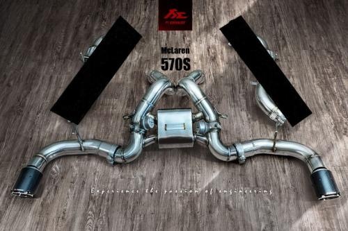Ligne d\'�chappement en inox FI Exhaust - Mclaren 540C / 570GT / 570S