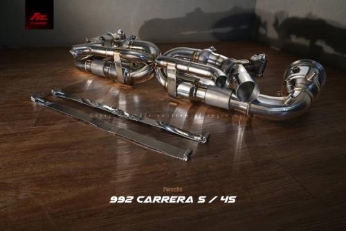 Ligne d\'�chappement en inox FI Exhaust - Porsche 992 Carrera S / 4S
