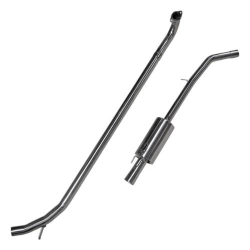 Ligne d\'�chappement en inox Renault R11 turbo