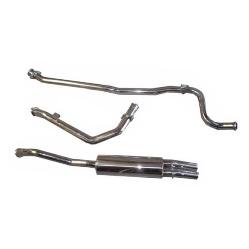 Ligne d\'�chappement en inox Renault R21 2,0l Turbo