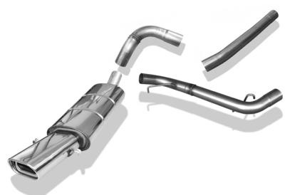 ligne d\'échappement inox Audi 80 Cabriolet V6