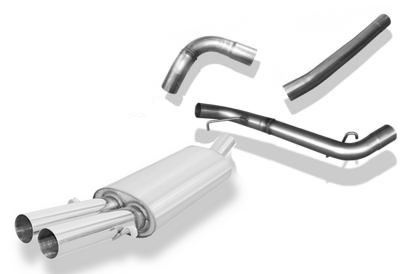 ligne d\'&eacute;chappement inox Audi 80 Cabriolet V6