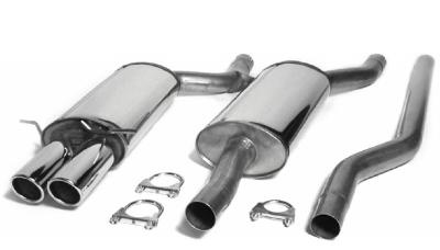Ligne d\'échappement inox Audi A4 B5 Quattro 1.8T / 1,9l TDI
