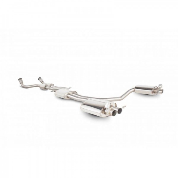 ligne d\'�chappement inox Audi RS4 B8 / RS5 4,2l V8 avec tubes avant