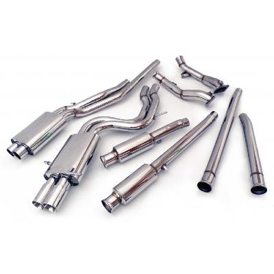 ligne d\'�chappement inox Audi S4 B5 (compl�te)