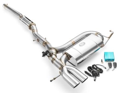 Ligne d\'échappement inox avec valve Audi S3 8L