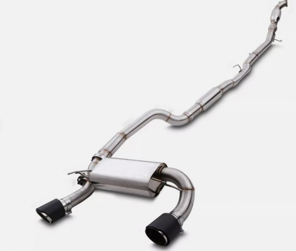 Ligne d\'�chappement inox avec valves t�l�command�s Ford Focus RS mk3