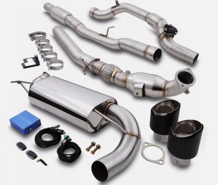 Ligne d\'échappement inox avec valves télécommandés Ford Focus RS mk3