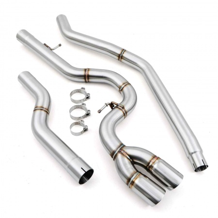 Ligne d\'échappement inox BMW 118d / 120d / 123d E82